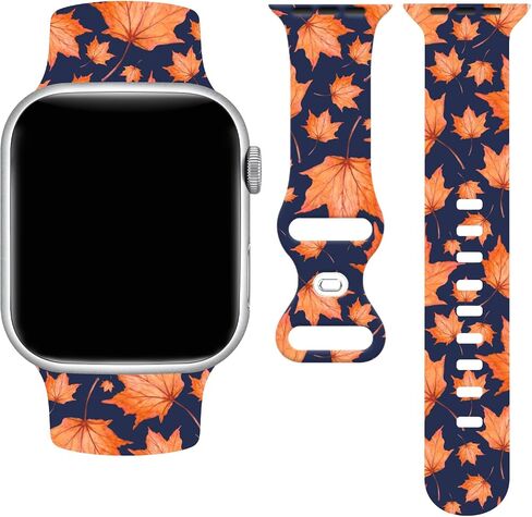 Thanksgiving Watch Band Compatible With Apple Watch 38mm 40mm 41mm 42mm 44mm 45mm 49mm, Wristband Replacement For Iwatch All Series in Saudi Arabia