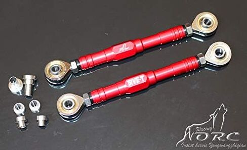 CNC Aluminum Front Rear Suspension and Steering Turnbuckle Tie Rod Set for 1/5 RC Car Losi 5ive-t 5T Upgrade Part (Blue) in Kuwait