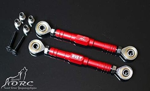 CNC Aluminum Front Rear Suspension and Steering Turnbuckle Tie Rod Set for 1/5 RC Car Losi 5ive-t 5T Upgrade Part (Blue) in Kuwait