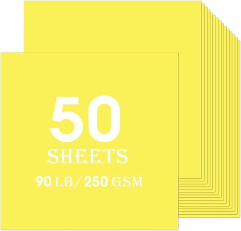 Red Cardstock 50 sheets, 12" x 12" Cardstock Paper Bulk Construction Paper,250GSM Card Stock Printer Paper Scrapbooking Supplies for Diy Crafts Cricut Card Making (Red) in Saudi Arabia