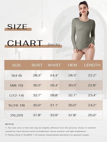 REORIA Long Sleeve Shirts for Women 2024 Fall Fashion Round Neck Basics Y2K Tops Layering Slim Fitted Top in Saudi Arabia