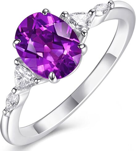 خواتم زمرد من الذهب عيار 14 قيراط عيار 18 قيراط للنساء، 1 1/2 قيراط من قطع البيضاوي جوهرة الميلاد وعد الذكرى السنوية لفيرميل الذهب / 925 خاتم مطلي بالفضة الاسترلينية، هدية للزوجة والأم والصديقة مقاس 5 إلى 12 in Kuwait