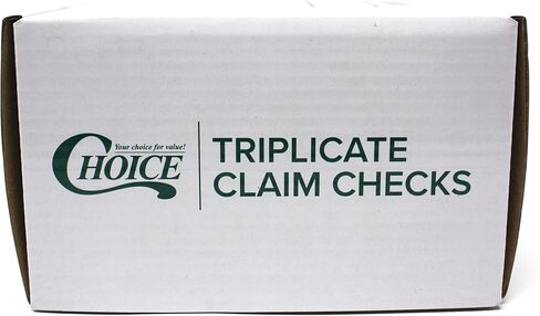 Coat Check Tickets - Black | 3 Part Claim Checks | 1000 Count in Saudi Arabia