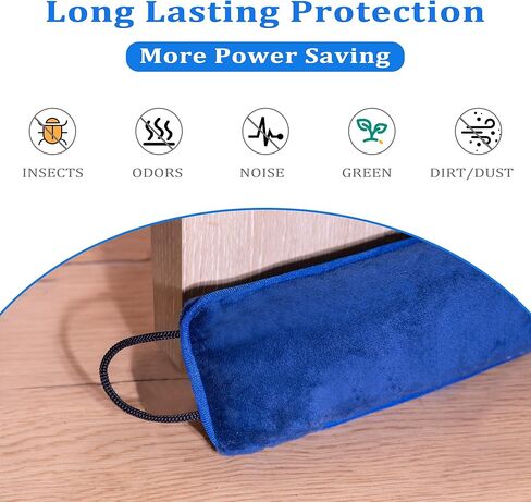 My OLi 36" Under Door Draft Stopper Stuffed Reindeer Heavy Duty Door Draft Blocker Noise Dust Wind Stop Soundproof Energy Saver for Indoor Home Children's Room in Kuwait