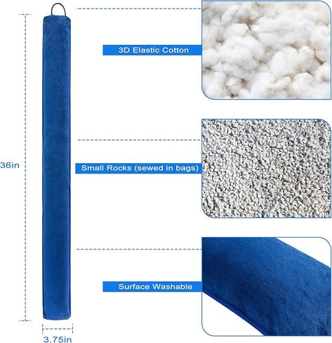 My OLi 36" Under Door Draft Stopper Stuffed Reindeer Heavy Duty Door Draft Blocker Noise Dust Wind Stop Soundproof Energy Saver for Indoor Home Children's Room in Kuwait