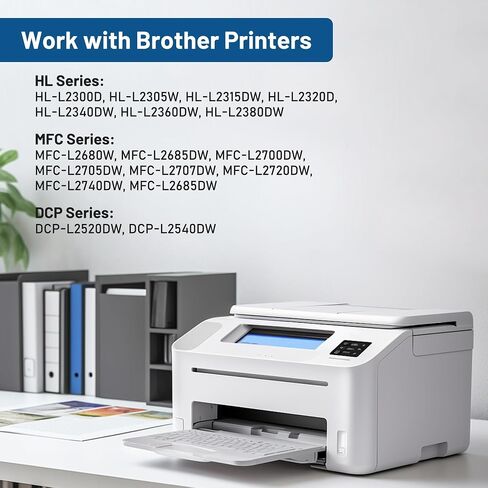 استبدال وحدات الطبل DR630 لوحدة الطبل Brother DR630 DR-630 - للاستخدام مع Brother DCP-L2520DW DCP-L2540DW MFC-L2700DW MFC-L2740DW HL-L2305W HL-L2340DW - إنتاجية تصل إلى 12,000 صفحة (عبوتان، بدون حبر) in Saudi Arabia