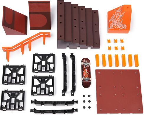 TECH DECK, Quarter Bowl Ruckus X-Connect Park Creator, Customizable and Buildable Ramp Set with Exclusive Fingerboard, Kids Toy for Ages 6 and up in Kuwait