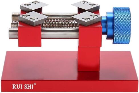 Brrnoo Watch Bezel Opener, Professional Red Watch Bezel Removal Repair Tool, Back Case Opener Workbench Watch Bezel Ring Remover Watchmaker Tool for The Back Cover Diameter 38-40mm in Kuwait