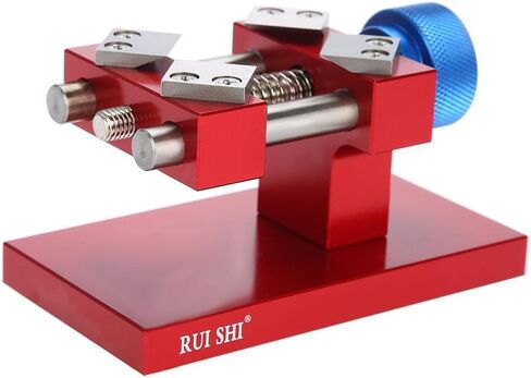 Brrnoo Watch Bezel Opener, Professional Red Watch Bezel Removal Repair Tool, Back Case Opener Workbench Watch Bezel Ring Remover Watchmaker Tool for The Back Cover Diameter 38-40mm in Kuwait