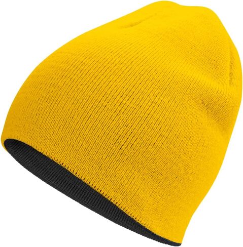 Rosoz Reversible Unisex Knitted Winter Beanie Skull Cuffed Warm Soft Hat for Men and Women Ski Watch Cap in Saudi Arabia