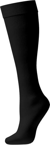 جوارب بنطلون نسائية بمقاس كبير، 6 أزواج، غير شفافة قابلة للتمدد من النايلون المتين حتى الركبة، مقاس كوين in Kuwait