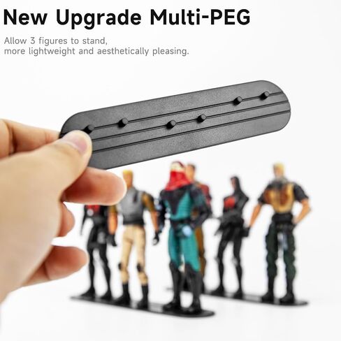 NC EBCO 50 قطعة متعددة PEG قاعدة عرض شخصيات الحركة، نموذج حامل داعم مناسب لـ 3.75 بوصة لعبة حرب النجوم القديمة / GI Joe in Saudi Arabia