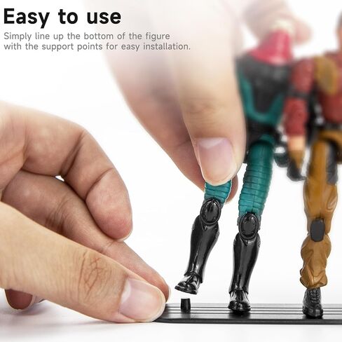 NC EBCO 50 قطعة متعددة PEG قاعدة عرض شخصيات الحركة، نموذج حامل داعم مناسب لـ 3.75 بوصة لعبة حرب النجوم القديمة / GI Joe in Saudi Arabia
