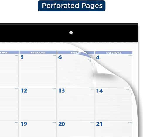 تقويم مكتب AT-A-GLANCE 2025، شهريًا، وسادة مكتب، 24 بوصة × 19 بوصة، جامبو، أزرق/رمادي (SW2300025) in Saudi Arabia