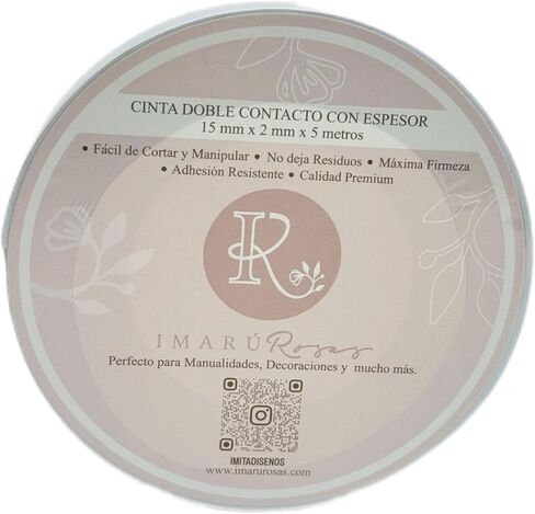 Double Sided Tape for Crafts, Arts, Scrapbooking, Double-Sided Adhesive Tape with Thickness Special for Arts, Photography. (2 mm (0.08 in) Thick x 1.5 cm (0.59 in) Width) in Kuwait