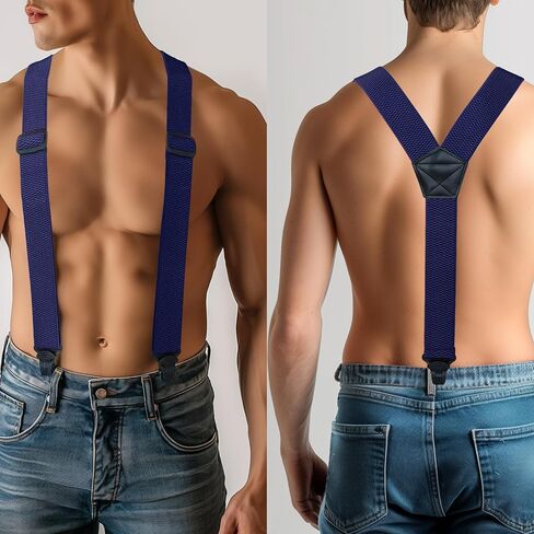 JEMYGINS Hidden Suspenders for Men Under Clothes 3 Clips - Free Yourself from Troublesome Waistbands(1.48" Wide) in Saudi Arabia