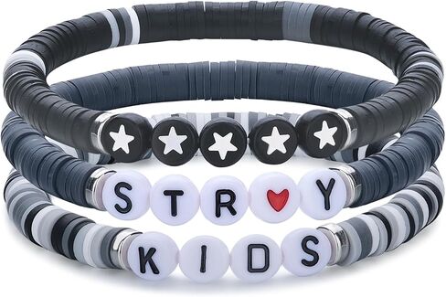 3 Pack Stray Bracelet Merch Stray Fans Bead Charm Bracelets Gifts for Women Men in Saudi Arabia
