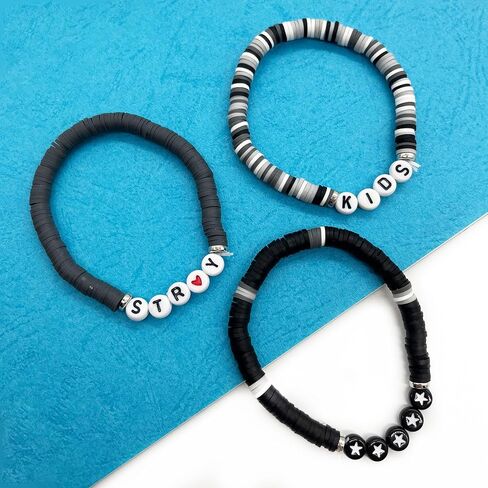 3 Pack Stray Bracelet Merch Stray Fans Bead Charm Bracelets Gifts for Women Men in Saudi Arabia