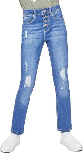 YMI Girls Essential Button Fly Skinny Jeans in Saudi Arabia