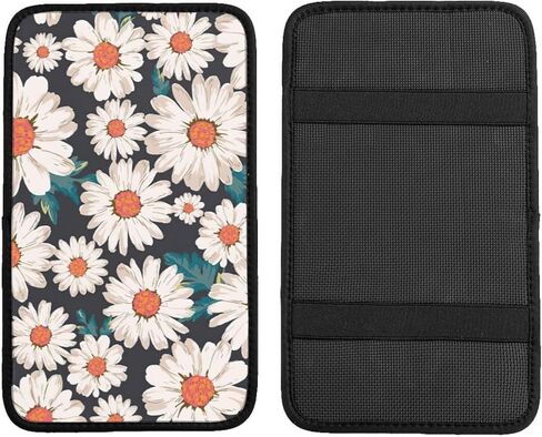 أسود أبيض سباق متقلب العلم معايرة شبكة الشطرنج السيارات مركز وحدة التحكم غطاء وسادة سيارة مسند ذراع مقعد صندوق غطاء وسادة عالمية لمعظم المركبات سيارات الدفع الرباعي شاحنة اكسسوارات السيارات الديكور in Kuwait