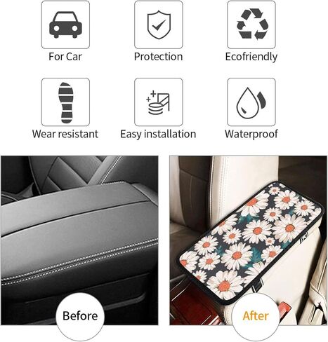 أسود أبيض سباق متقلب العلم معايرة شبكة الشطرنج السيارات مركز وحدة التحكم غطاء وسادة سيارة مسند ذراع مقعد صندوق غطاء وسادة عالمية لمعظم المركبات سيارات الدفع الرباعي شاحنة اكسسوارات السيارات الديكور in Kuwait
