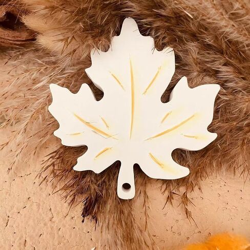 Maple Leaf with Holes Shape Car Freshie Silicone Mold for Making Soap Aroma Beads Car Freshie, Pendant, Candle, Resin in Kuwait