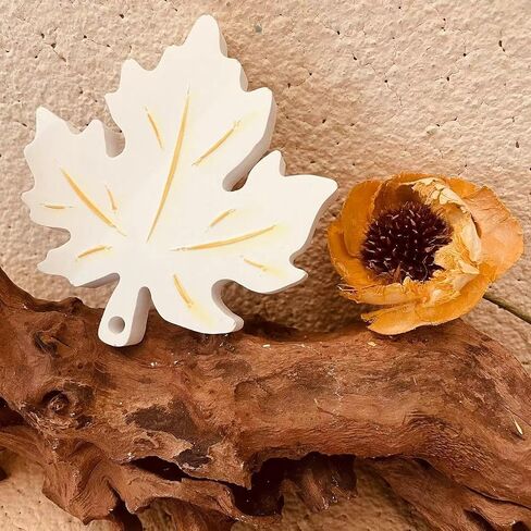 Maple Leaf with Holes Shape Car Freshie Silicone Mold for Making Soap Aroma Beads Car Freshie, Pendant, Candle, Resin in Kuwait