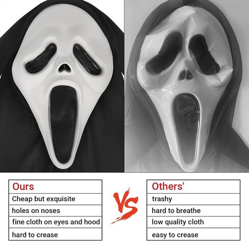 Skull Mask,Halloween Anniversary Movie Edition Face Cosplay Costume Party Gift in Saudi Arabia