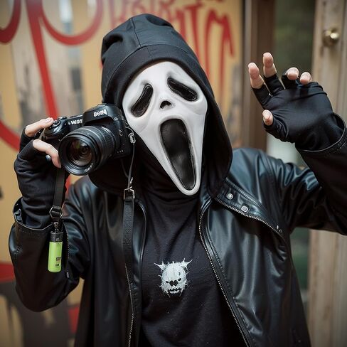 Skull Mask,Halloween Anniversary Movie Edition Face Cosplay Costume Party Gift in Saudi Arabia