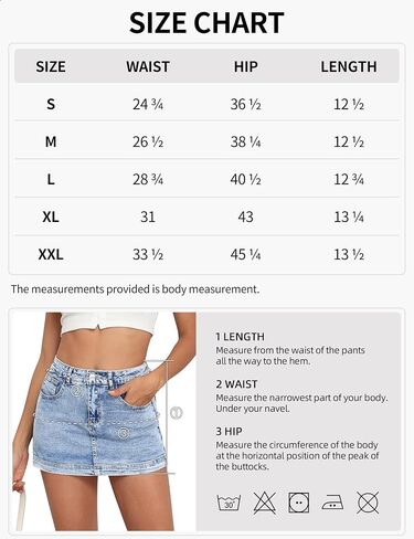 Denim Skort Women Stretch Denim Mini Skirt for Women High Waist Denim Skirt Women Mini Jean Skirt Fashions Jean Skort in Kuwait