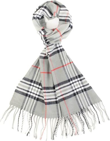 NevEND Men Women Winter Warm Cashmere Feel Winter Scarf Plain Soft Warp Fashion Long Shawl in Kuwait
