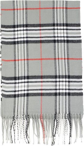 NevEND Men Women Winter Warm Cashmere Feel Winter Scarf Plain Soft Warp Fashion Long Shawl in Kuwait