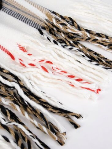 NevEND Men Women Winter Warm Cashmere Feel Winter Scarf Plain Soft Warp Fashion Long Shawl in Kuwait