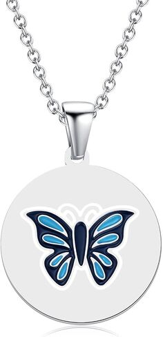 Necklace for Women- Unicorn Butterfly Sloth Rabbit Flamingo Panda Dolphin Bee Elephant Giraffe Turtle Angel Koala Bee Necklace Jewelry Gifts in Saudi Arabia