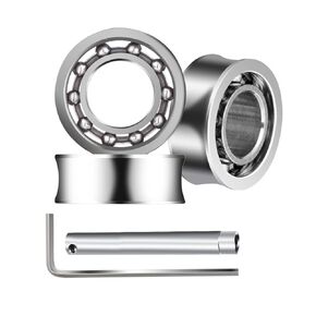 MAGICYOYO Unresponsive Yoyo Bearings - Pack of 3 Stainless Steel U Type Professional 10 Ball Yoyo Bearings for with Bearing Revomal