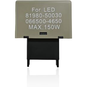 8 PKT Flasher Assy Relay, Adjustable Electronic Flasher Relay Fix for LED Turn Signal Light Bulbs, LED Flasher Relay Compatible with 4Runner, Sequoia, Car Accessories