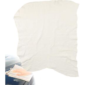 Car Chamois Cloth, Premium Shammy Cloth 15'' x 25'' (2.5 sq ft), Reusable Shammy Towel for Car, Real Leather Washing Cloth for Car Drying, Car, Truck, Motorcycle Cleaning, Window Glass Cleaning, Home