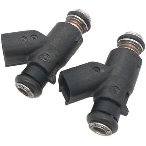 27709-06A 2pcs Set Fuel Injector 6 Holes Replacement for 2006-2015 Harley Davidson Motorcycle 25 Degree 27625-06 R2025DEG
