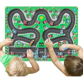 Magnetic Alphabet Maze, Montessori Toys, Two-Player Racing Party Toys for Ages 3-8, Educational Toys Fine Motor Skills Sensory Toys, Toys for Boys and Girls