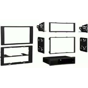 Metra Electronics 99-5824B مجموعة تثبيت لوحة القيادة أحادية/مزدوجة DIN لمركبات Ford Transit لعام 2010 (أسود وفحمي وفضي)