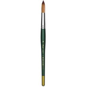 Utrecht Series 6150 Synthetic Golden Taklon Watercolor Brush - Round, Size 20, Short Handle