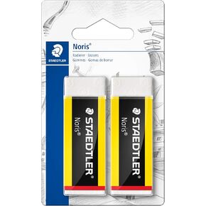 STAEDTLER 526 N20BK2 - Pack of 1 Blister with 2 erasers Noris