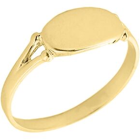 Women's 10k Yellow Gold Signet Ring