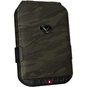 VAULTEK LifePod Secure Waterproof Travel Case Rugged Electronic Lock Box Travel Organizer Portable Handgun Case with Backlit Keypad (Olive Camo)