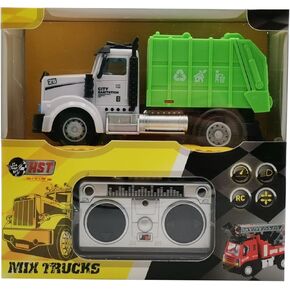 Mini RC Garbage Truck for Kids -1:64 Scale Four-Way Remote Control Toy Truck RC Garbage Truck, Toy Truck 2.4GHz Remote Controls