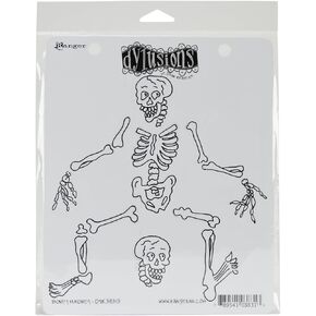 Ranger Boney Maloney Cling Rubber Stamps, 8.5"X7", Multi-Colour