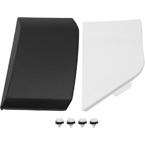 CK4Z-61405A26-B BK3Z-6129077-AA Fuel Tank Filler Door Hatch Cover with Pillar Moulding Trim Replacement for Ford Transit 150 250 350 350HD 2015-2019 (White)