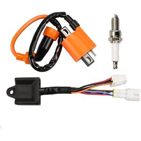 Igniter CDI BOX Ignition Coil Spark Plug Change Kit 4BD-85540-10-00 For Yamaha Timberwolf 250 YFB250 1994-2000 Bear Tracker 250 YFM250 1999-2000