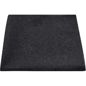 King & Priory Luxury Black Donegal Tweed Pocket Square, Handkerchief, Tweed