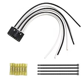 645-702 7 Wire Pigtail Blower Motor Resistor Plug Connector Compatible with Buick Chevrolet GMC Pontiac &Cadillac Silverado, Suburban, Tahoe, Avalanche, Sierra, Yukon